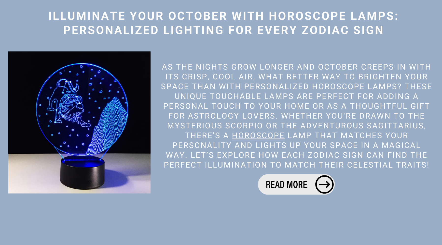 Illuminate Your October with Horoscope Lamps: Personalized Lighting For Every Zodiac Sign