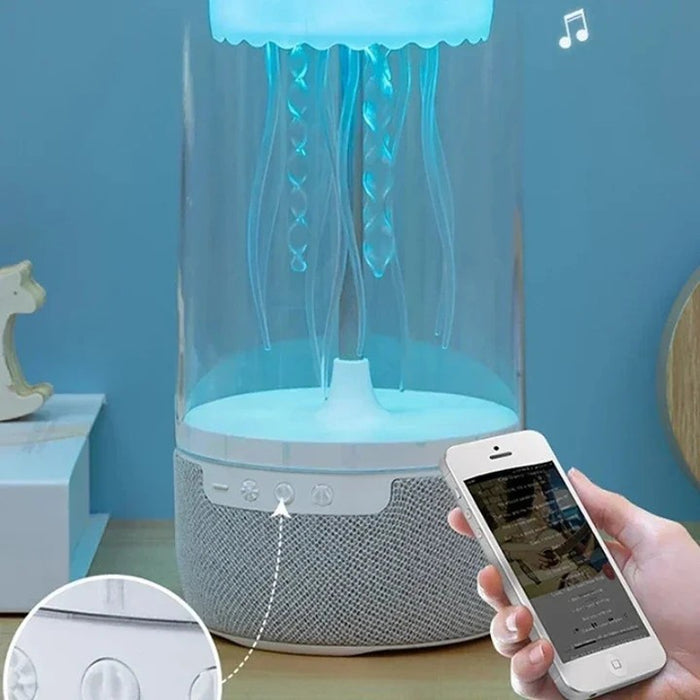 Colorful Jellyfish Lamp With Bluetooth Speaker