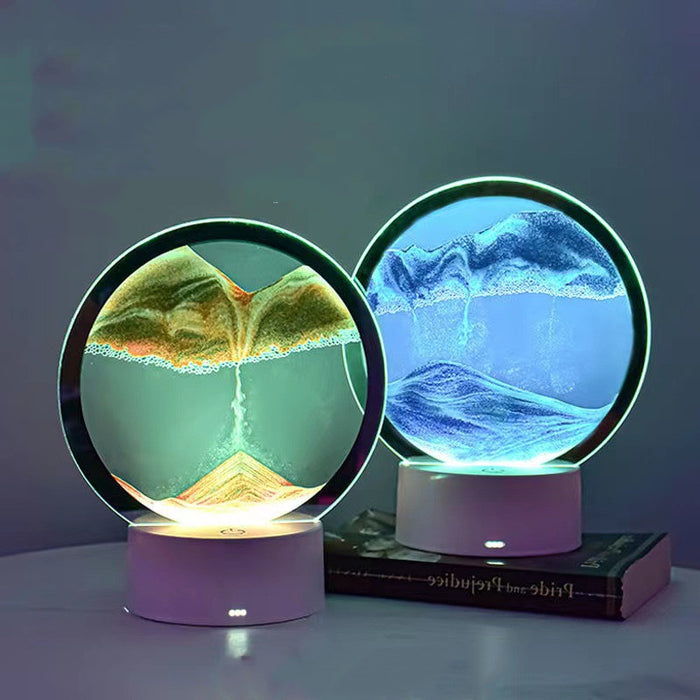 Creative 3D Quicksand Table Lamp