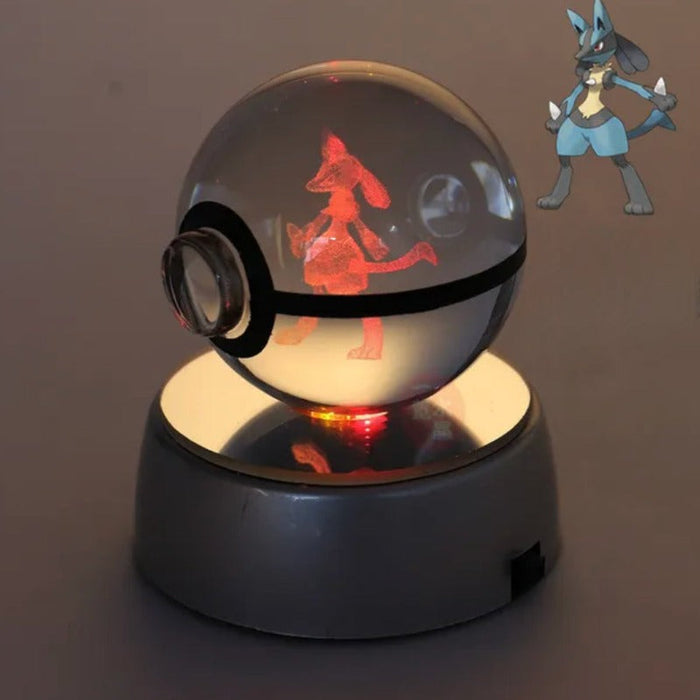 Pokémon Characters Crystal Ball Nightlight