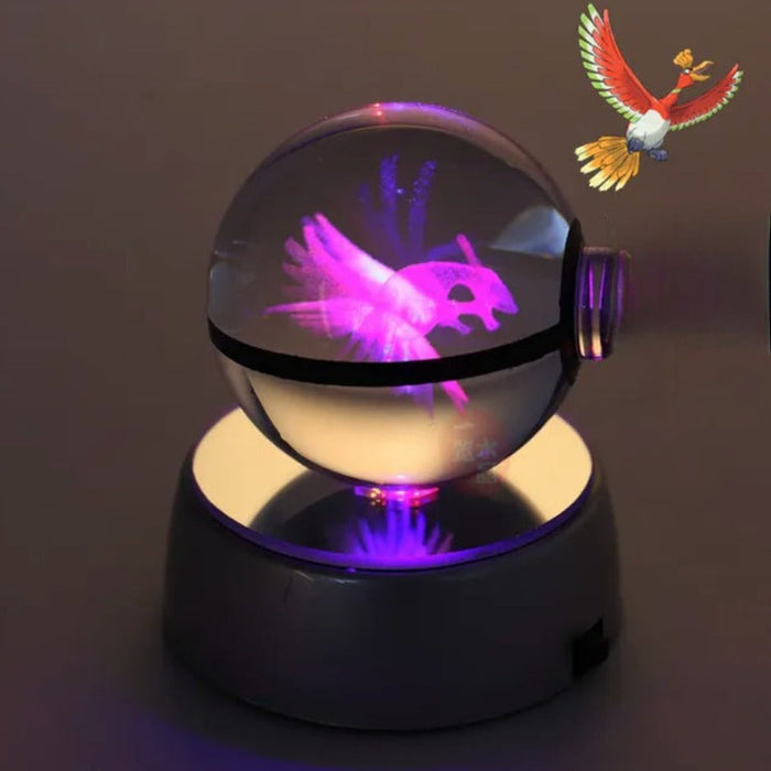 Pokémon Characters Crystal Ball Nightlight