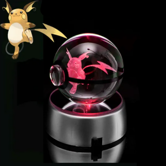 Pokémon Characters Crystal Ball Nightlight