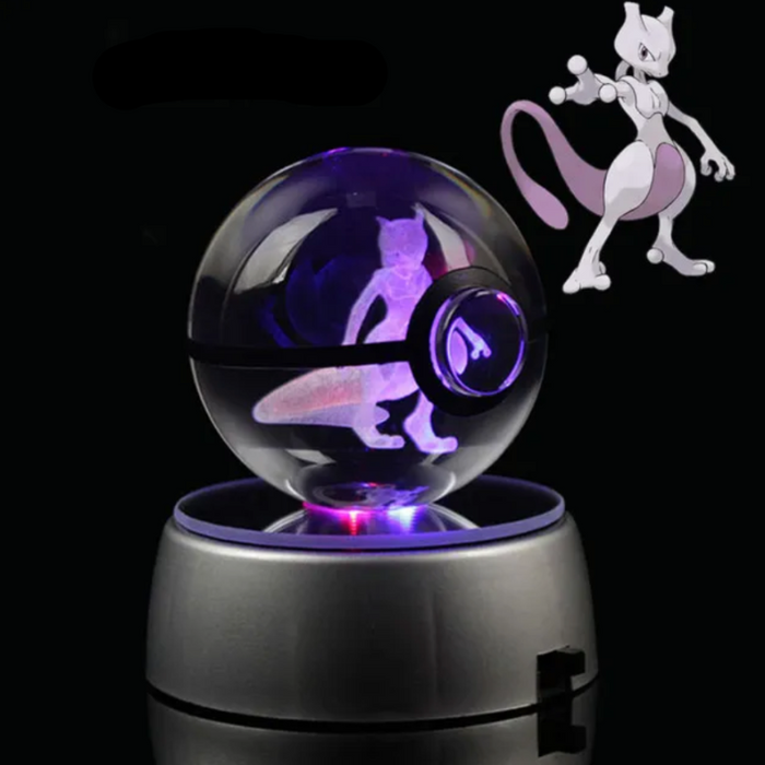 Pokémon Characters Crystal Ball Nightlight