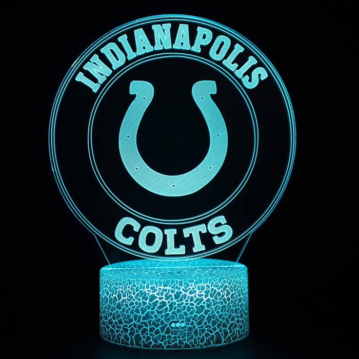 Indianapolis Colts 3D Optical Illusion Lamp