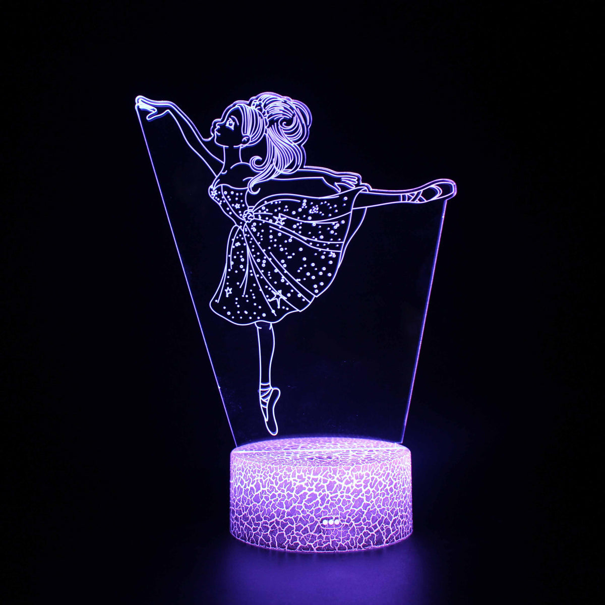 Ballerina Girl 3D Optical Illusion Lamp — 3D Optical Lamp