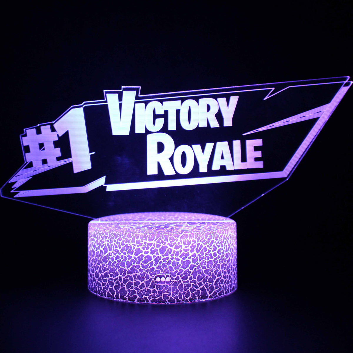 Fortnite #1 Victory Royale 3D Optical Illusion Lamp — 3D Optical Lamp