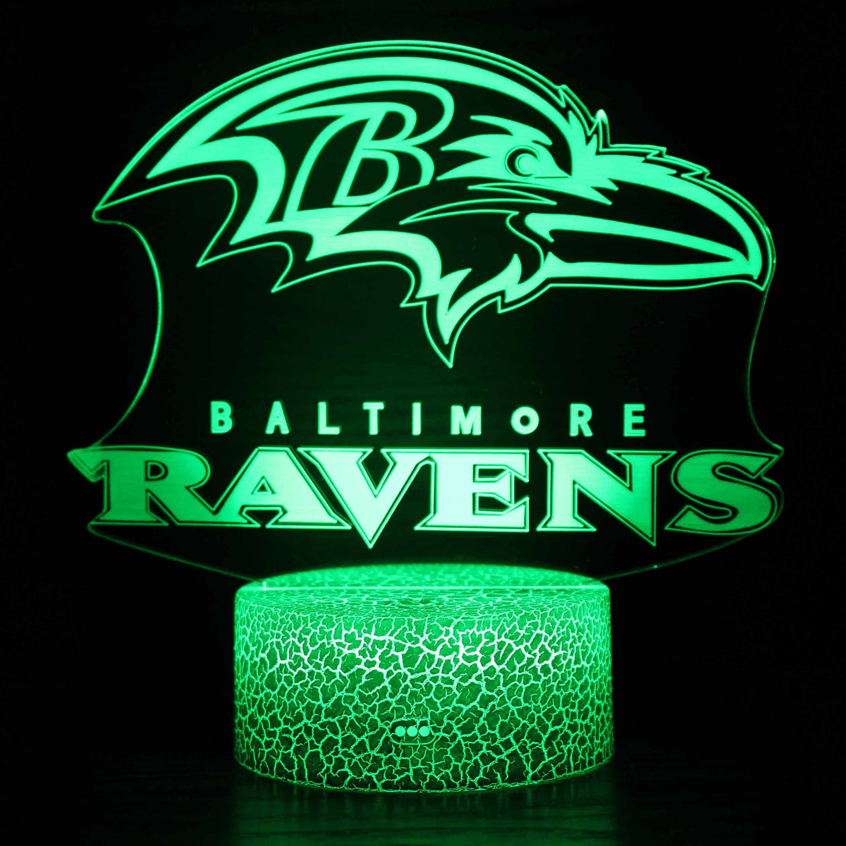 Baltimore Ravens 3d Optical Illusion Lamp — 3d Optical Lamp