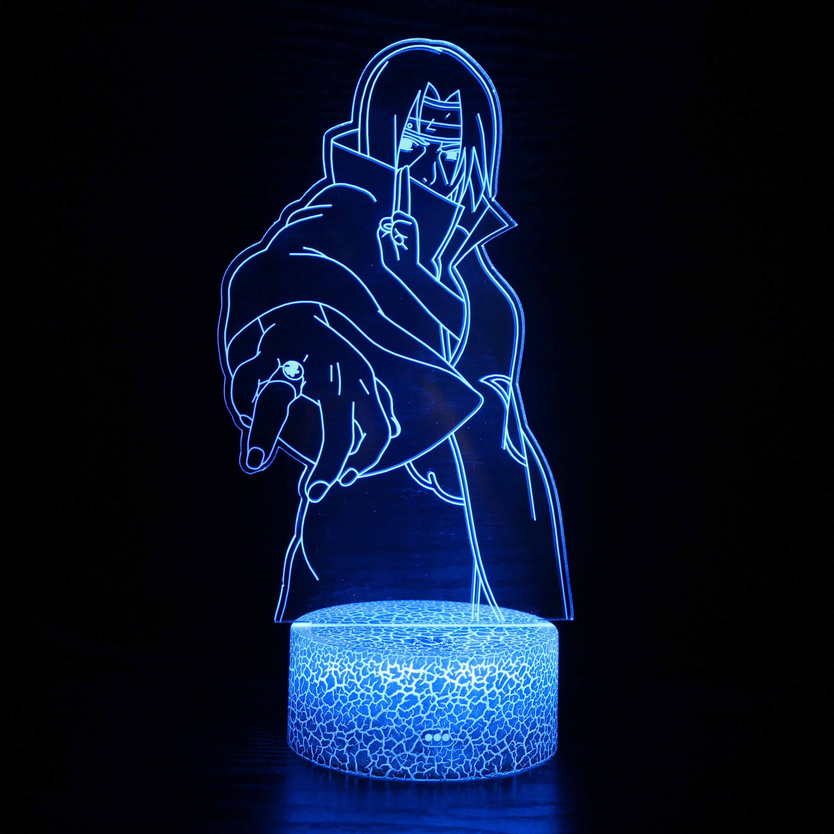 Naruto Itachi Character 3D Optical Illusion Lamp — 3D Optical Lamp