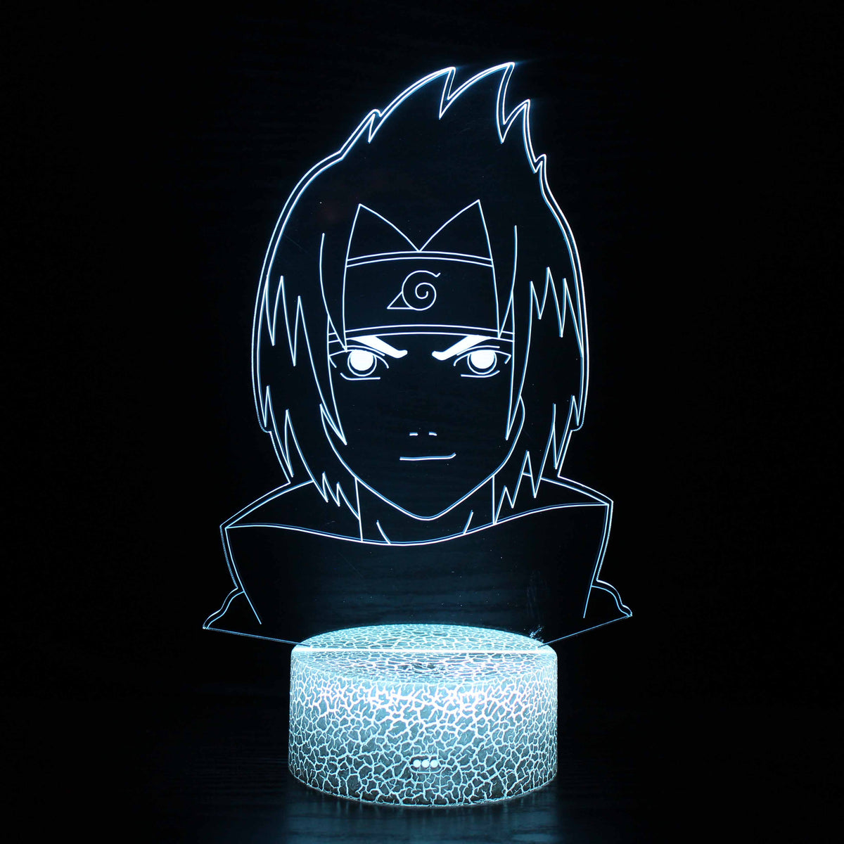 Little Sasuke Naruto Character 3D Optical Illusion Lamp — 3D Optical Lamp