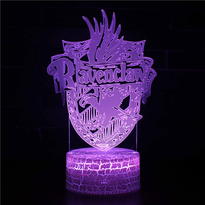 Harry Potter Ravenclaw 3D Optical Illusion Lamp