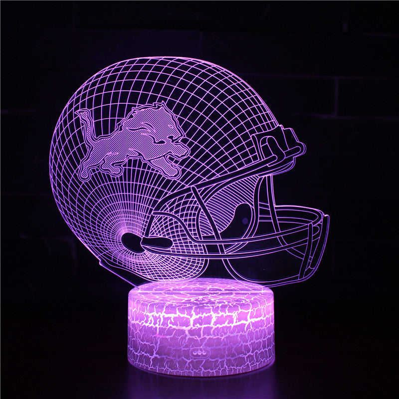 NFL Detroit Lions Helmet Lamp : : Home & Kitchen