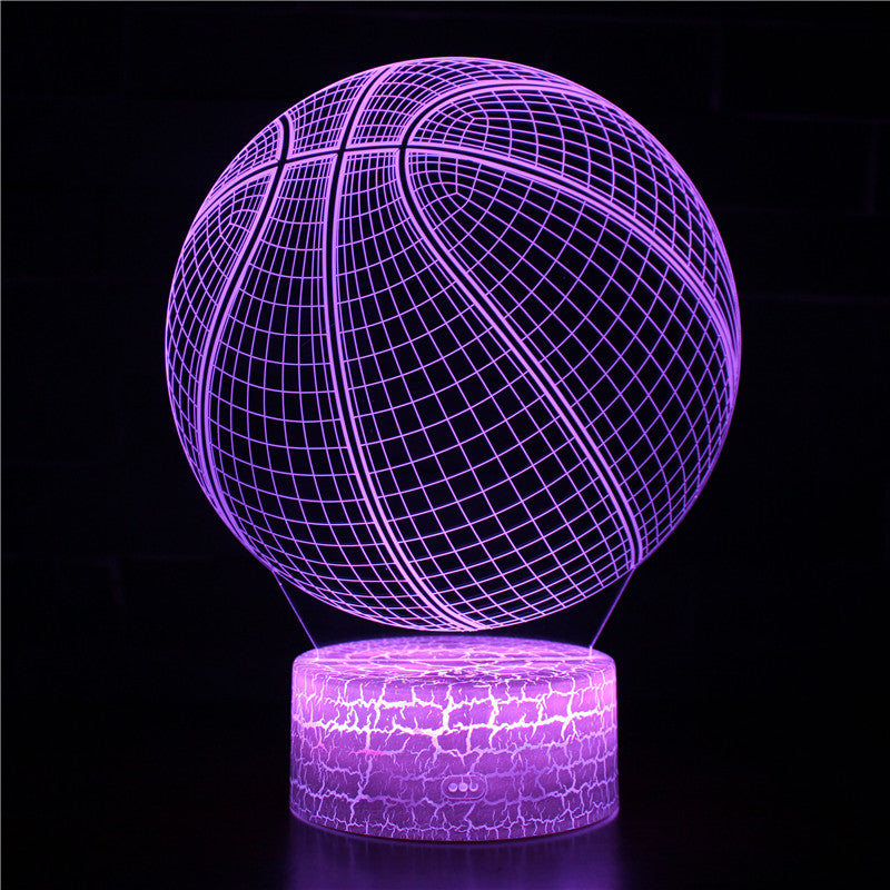 Basketball 3d Optical Illusion Lamp — 3d Optical Lamp