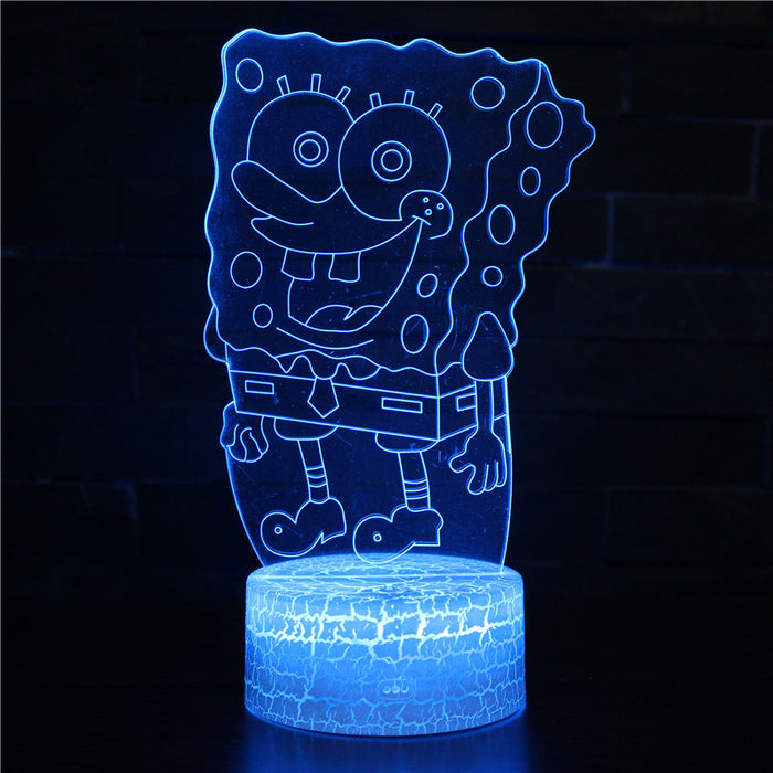 Spongebob 3D Optical Illusion Lamp