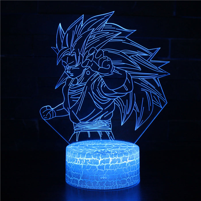 Dragon Ball Z Character 3D Optical Illusion Lamp