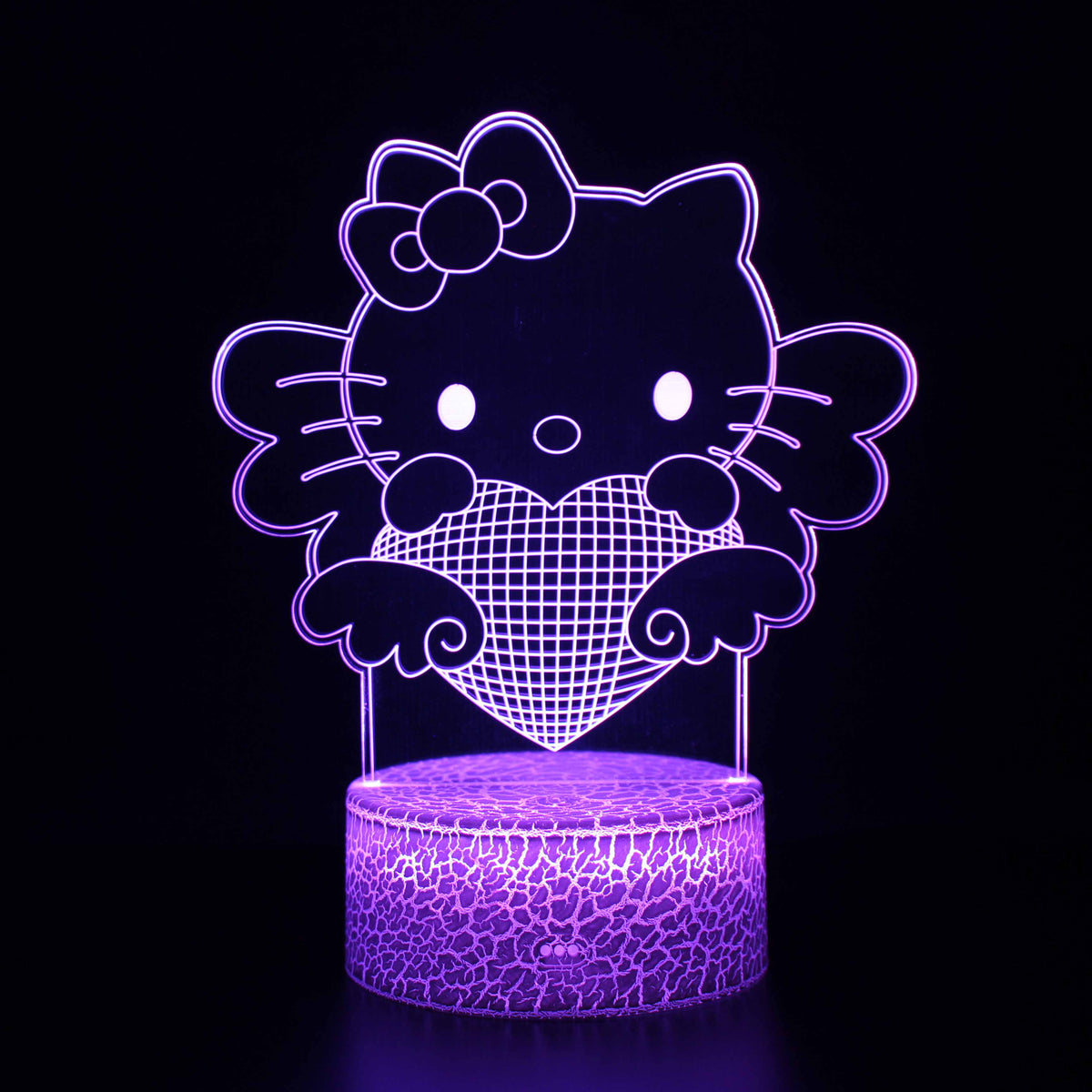 Hello Kitty 3D Optical Illusion Lamp — 3D Optical Lamp