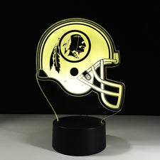 Washington Redskins 3D Optical Illusion Lamp — 3D Optical Lamp